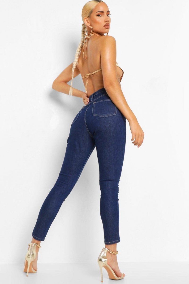 Jeans high waist skinny