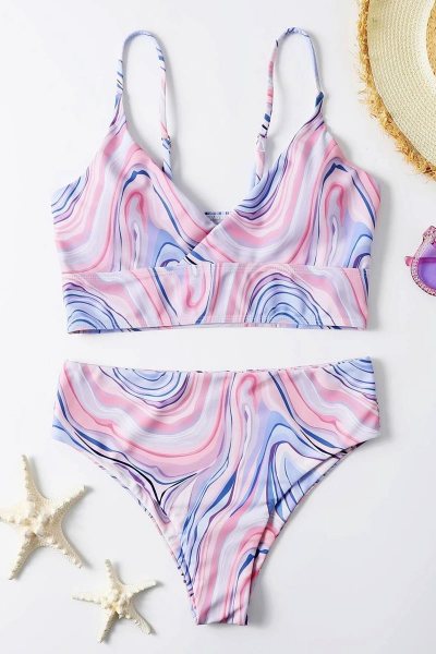 Bikini marble print