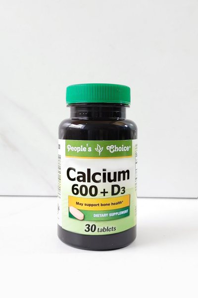Calcio 600mg + Vitamina D3 - 30 pastillas