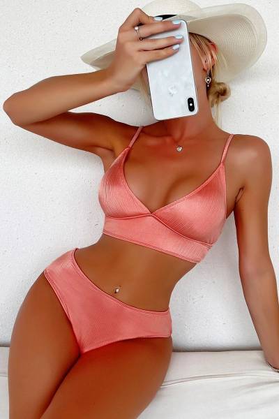 Bikini solid cami