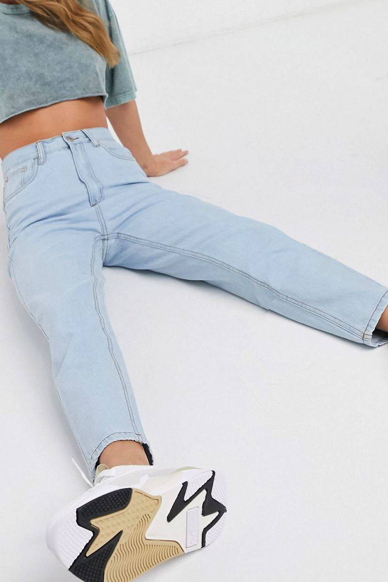 Jeans high waist straight
