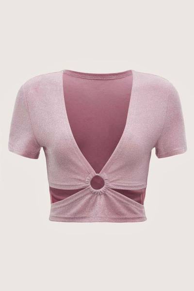 Blusa cut out ring