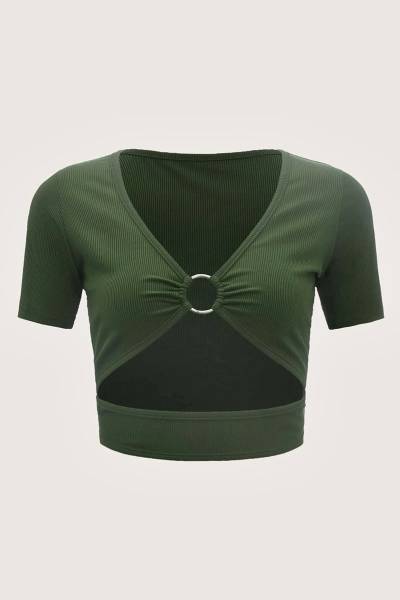 Blusa ring cut out