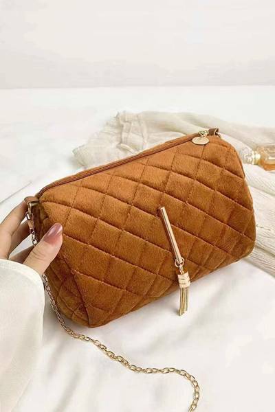 Bolso tassel quilted