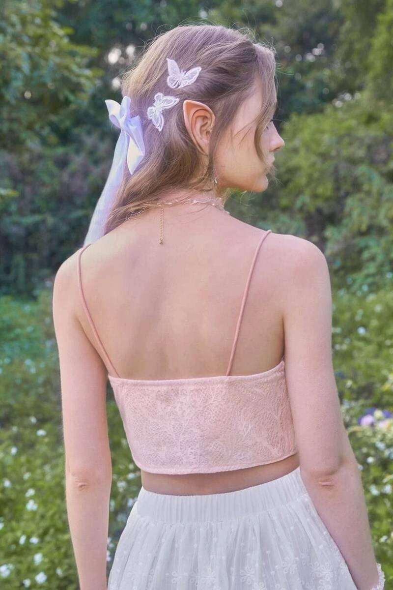 Blusa floral lace