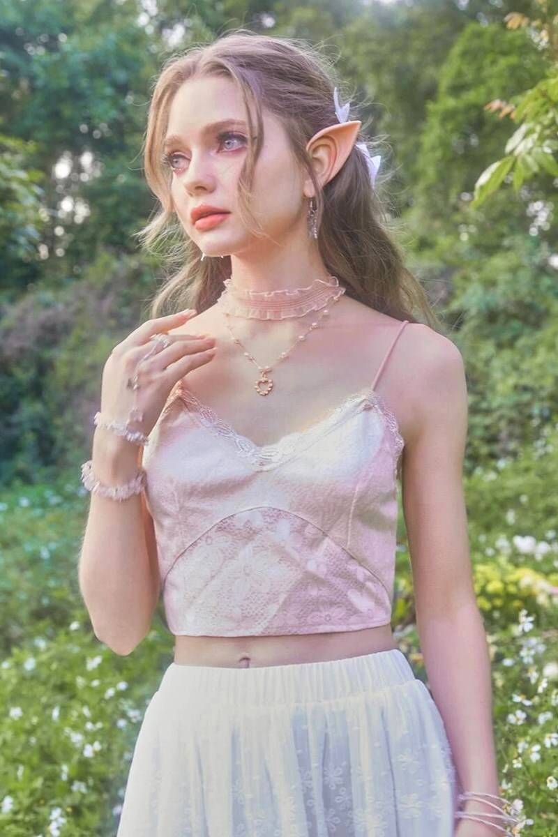 Blusa floral lace
