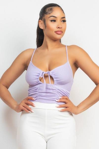 Blusa rib cut out