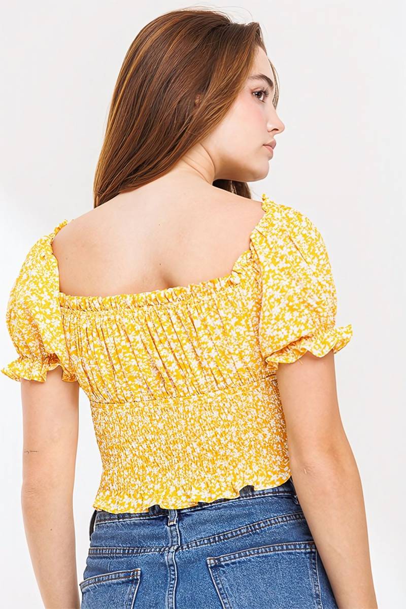 Blusa floral wooldobby