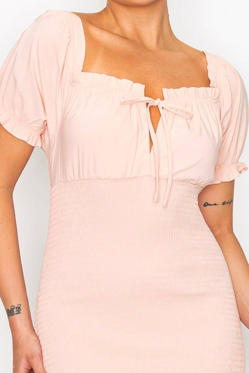 Vestido smoking off shoulder